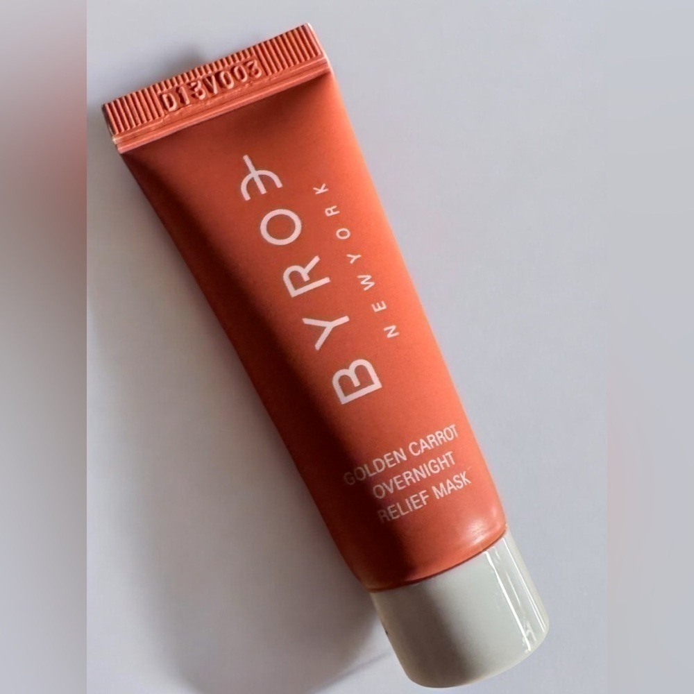 BYROE Golden Carrot Relief Mask Mini Travel Size .33 Oz